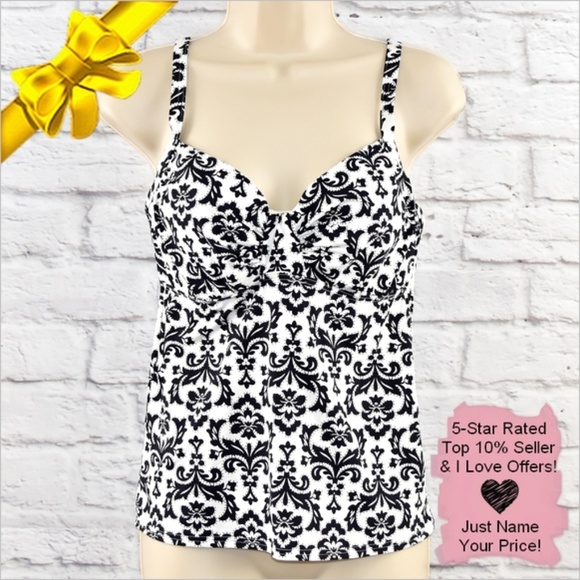 Lands' End Other - Lands' End Damask Tankini ~0di6p1c4c2